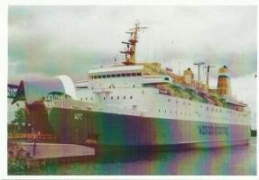 MS Bolero / Vasabätarna - laivapostikortti  postikortti laivakortti kulkematon