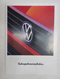 Volkswagen Transporter, Caravelle 1991 -myyntiesite / sales brochure, in finnish