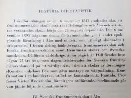 Svenska fruntimmersskolan - Svenska flickskolan i Åbo 1844-1955 Elevmatrikel -koulun oppilasmatrikkeli / alumni of a school