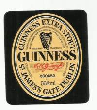 Extra Stout Guinness  - olutetiketti