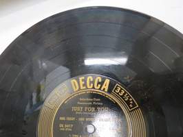 Decca DL 5417 - Just for You, Bing Crosby - Jane Wyman - The Andrews Sisters -äänilevy, 33 1/3 rpm 10&quot; record