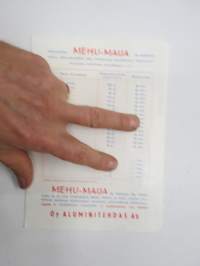 Mehu-Maija -käyttöohje / instructions