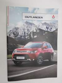 Mitsubishi Outlander 2014 -myyntiesite / sales brochure