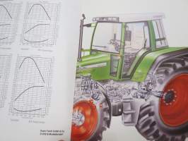 Fendt Favorit 816, 818, 822, 824 tractor / traktori -myyntiesite, englanninkielinen / sales brochure, in english