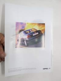 Opel Vectra 2001 -myyntiesite / sales brochure
