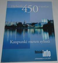 Helsinki 450-vuotias : kaupunki meren sylissä