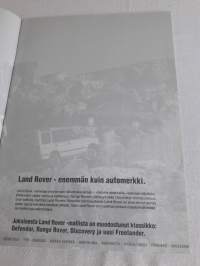 Myyntiesite Land Rover / / Freeelander.Suomenkielisessä  esitteessä  sivuja 20. Korkealuokkainen  esite.