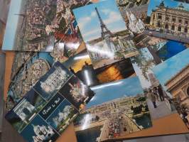 Pariisi -postikortteja 35 kpl erä