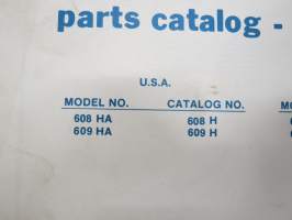 Chrysler Outboard 60 hp parts catalog / perämoottori varaosaluettelo, englanninkielinen