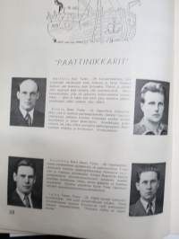 Turun Teknillinen Opisto I kurssi 1945-1947 - Kurssijulkaisu-vuosikirja, matrikkelitiedot valmistuneista valokuvineen