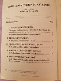 Sosialismin teoria ja käytäntö -  1983 N:o 16.
