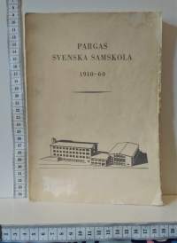Pargas svenska samskola 1910-60 - Historik och tidsbilder