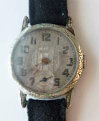Vintage Metro Chronometer  Watch  Swiss  - rannekello  hopeaa ?