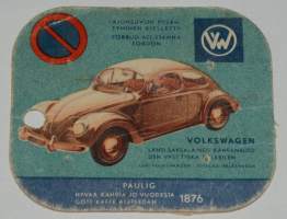 Volkswagen Paulig keräilykortti