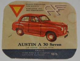 Austin A30 Seven Paulig keräilykortti