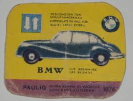 BMW Paulig keräilykortti