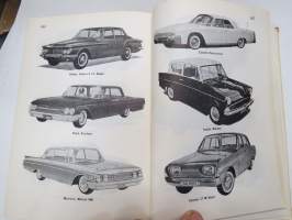 Uusi Autokirja 19. painos, mukana mm. vuoden 1961 henkilöautokuvasto