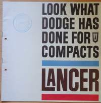 Look what DODGE has done for compacts LANCER 1961 -myyntiesite. Autokeskus Oy