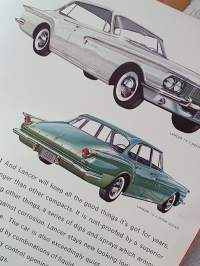 Look what DODGE has done for compacts LANCER 1961 -myyntiesite. Autokeskus Oy
