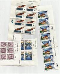Erä postituoreita kotimaisia postimerkkejä  postituore   postimerkki