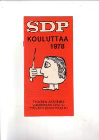 SDP kouluttaa 1978