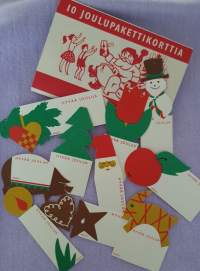 Kuvataide - 10 Joulupakettikorttia