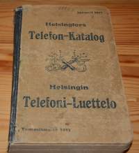 Helsingfors telefon-katalog Helsingin telefoni-luettelo tammikuulla 1917