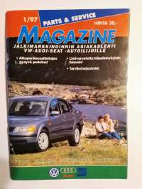 Parts and Service Magazine 1/97 VV-Auto Oy  mainoskirjanen, varaosat ja huolto