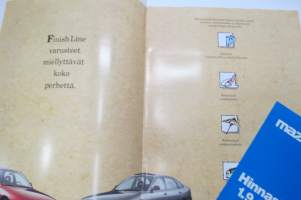 Mazda 626 Varusteet -myyntiesite / sales brochure