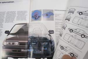 Mazda 626 Hatchback 5-ov. / Sedan 4-ov. / Sport Saloon 2-ov. 1990 -myyntiesite / sales brochure
