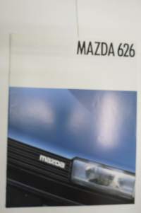 Mazda 626 1986 -myyntiesite, ruotsinkielinen / sales brochure