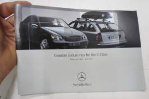 Mercedes-Benz - Genuine accessories for the C-Class Saloon and Estate April 2004 -varusteet, myyntiesite / sales brochure