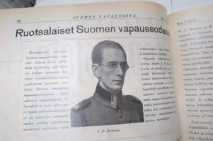 Suomen vapaussota 1934 sidottu vuosikerta, numerot 1-12