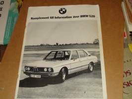 BMW 520 komplement till information