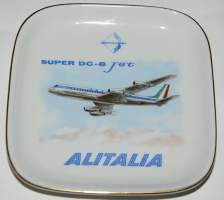 Super DC-8 Jet Alitalia keräilylautanen