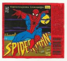 Spiderman -   juomaetiketti