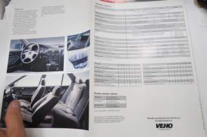 Honda Accord 1990 -myyntiesite / sales brochure