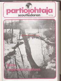Partio-Scout: Partiojohtaja-lehti vuosikerta 1975 sidottuna