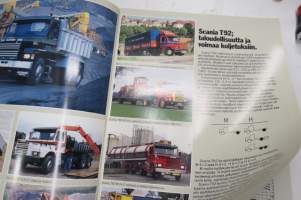 Scania T92 -myyntiesite, suomenkielinen / sales brochure, in finnish