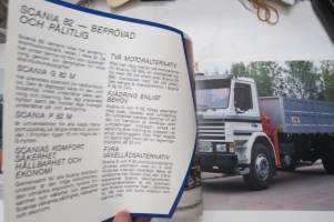 Scania för smidig och snabb distribution 1984 -myyntiesite, ruotsinkielinen / sales brochure, in swedish