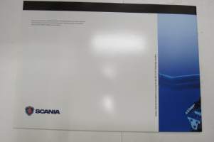 Scania voimalinjavaihtoehdot 2005 -myyntiesite / sales brochure