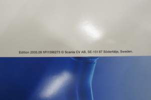 Scania voimalinjavaihtoehdot 2005 -myyntiesite / sales brochure