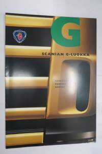 Scania G-luokka -myyntiesite / sales brochure