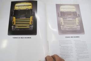 Scania L-luokka kaukokuljetuksiin -myyntiesite / sales brochure