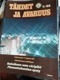 Tähdet ja avaruus 5/1988 HEINÄKUUN OUTO VÄRIPILVI, PLANEETTAKUNTIEN SYNTY
