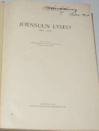 Joensuun lyseo 1865-1925