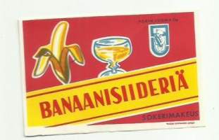 Banaanisiideriä -   juomaetiketti