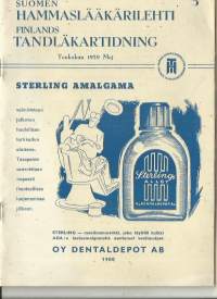 Suomen hammaslääkärilehti / Suomen hammaslääkäriliitto.  Muut nimekkeet: Hammaslääkärilehti   1959 toukokuu