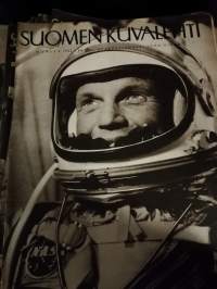 Suomen Kuvalehti 1962  nr 9 (3.3.)avaruussankari John Glenn, Zakopane, tarkastusmaidon aika ollut ja mennyt
