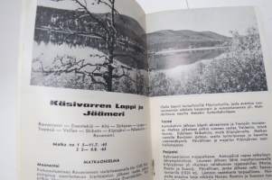 Suomen Matkailijayhdistyksen Seuramatkat 1965 -esite